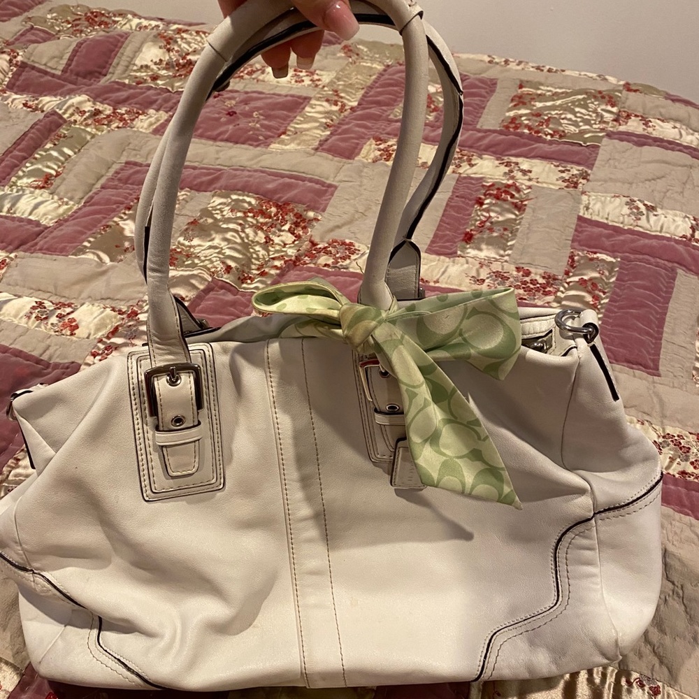 Coach leather purse